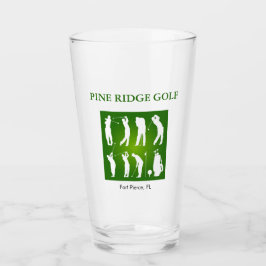 Pint Copo Personalizado de Campo de Golfe