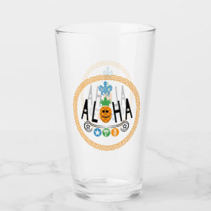 Pint Design de abacaxi Aloha - Copo de 16 oz