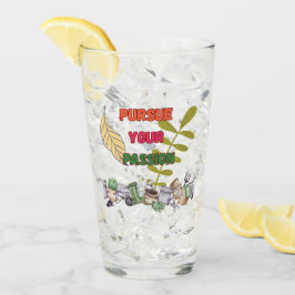 Pint Perseguir sua Paixão- Copo para Bebidas de Jardina