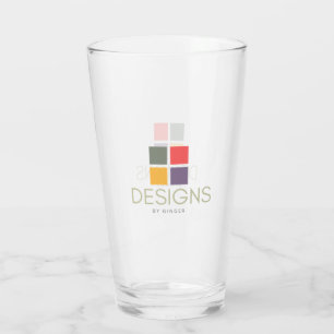 Pint Personalize o copo de vidro