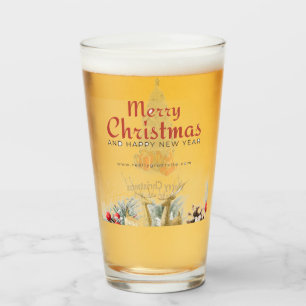 Pint Presente da Árvore de Natal do Veado de Copo de Vi