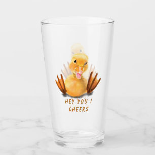 Pint Presente de Copo Divertido com Pato Feliz e Brinca