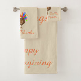 Pintado de Toalha de Banho Turco de Ação de Graças