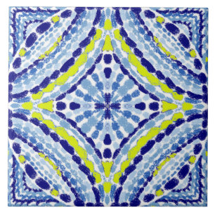Pintado Mão-Mão Azul-Neon Mediterrâneo