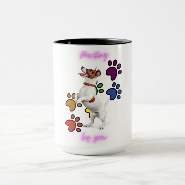 "PINTAR POR PAW' COMBINOU DOIS MUG TONED. CANECA (Centro)