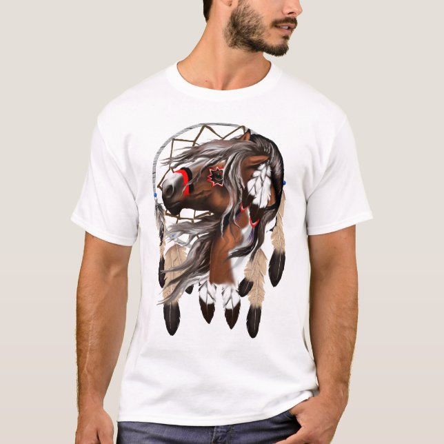 Pinte a camisa de Dreamcatcher do cavalo (Frente)
