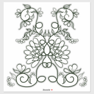 Pinte-Me Adesivo Lindo Motivo Floral