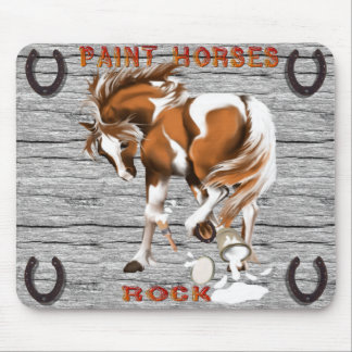 Pinte o mousepad da rocha dos cavalos