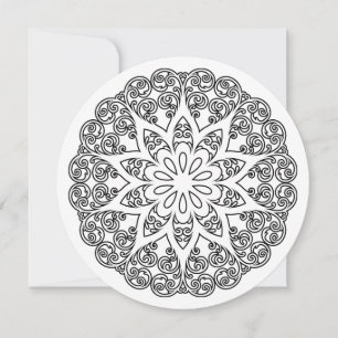 Pinte o Seu Próprio MANDALA - Livro de Colorir DIY