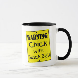 Pintinho de advertência com caneca do cinturão
