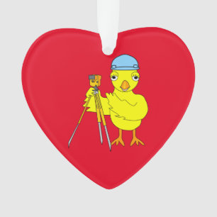 Pintinho de Engenharia Civil - Ornamento Cerâmico