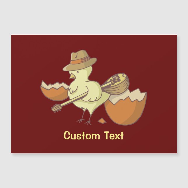 Pintinho de páscoa com Bouzouki (Frente)