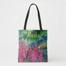 Pintinho do Alasca_Fireweed Tote Bag