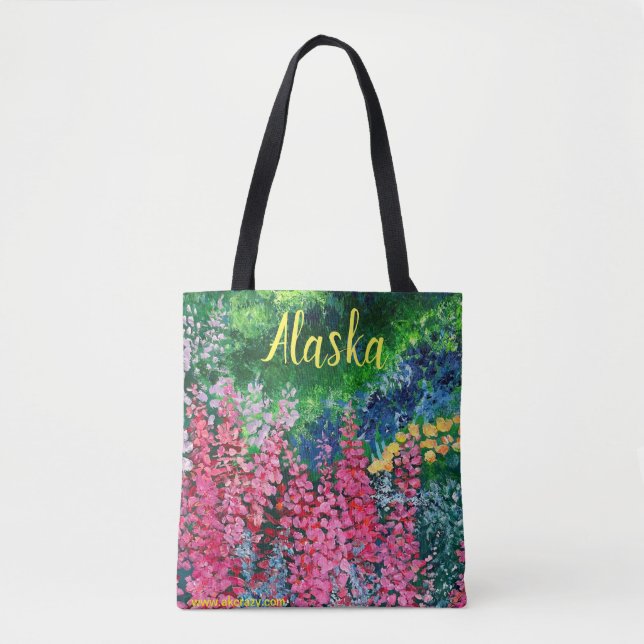 Pintinho do Alasca_Fireweed Tote Bag (Frente)