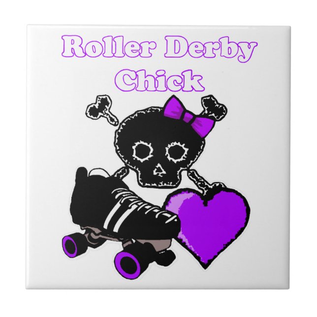 Pintinho do Roller Derby (Roxo) (Frente)