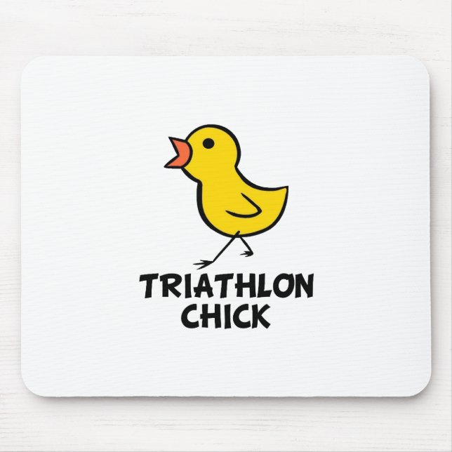 Pintinho Mousepad do Triathlon (Frente)