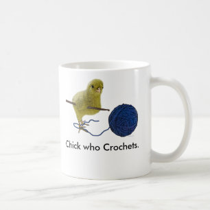 Pintinho que Crochets a caneca de café