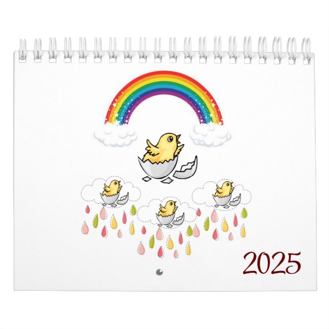 pintinhos de calendário do Rainbow 2025 (Capa)