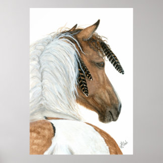 Pinto Cavalo por BiHrle Poster