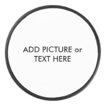 Pinto personalizado de hóquei em imagem ou texto