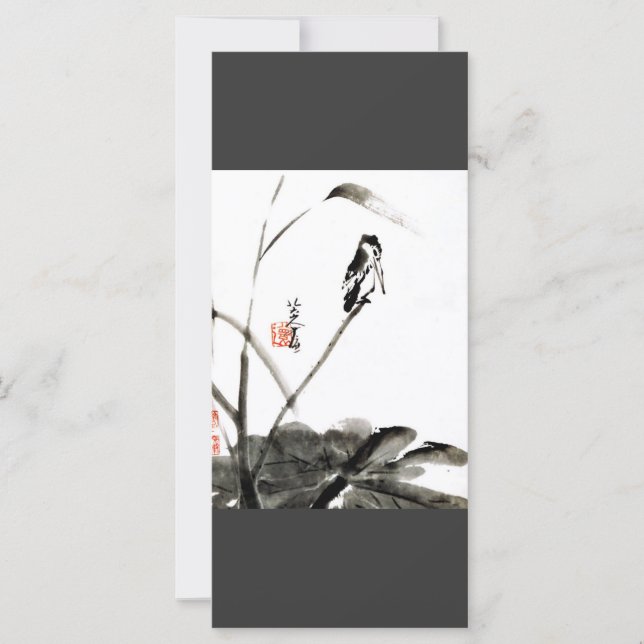 Pintor aquícola chinês antigo - grande marcador (Frente)