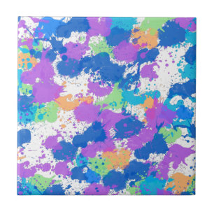 Pintor de Abstrato de Cores legal, Blurple