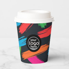 Pintor de logotipo personalizado taça de papel 8 o