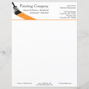 Pintor Service Company Brush Orange