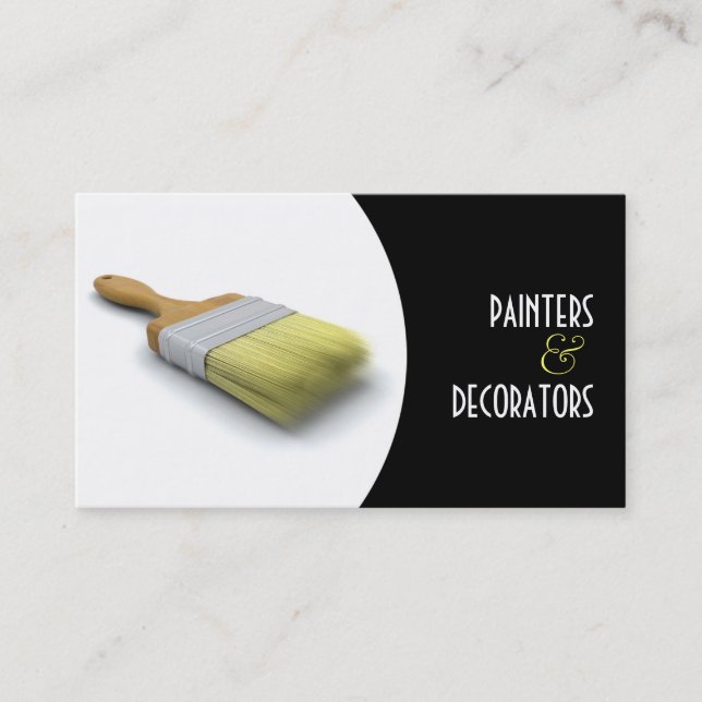 Pintores e cartão de visita dos decoradores (Frente)