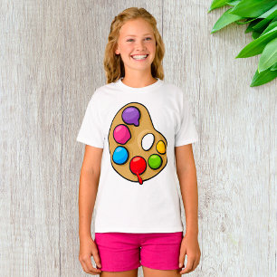 Pintores Paleta de Arte Tinta e Camisa