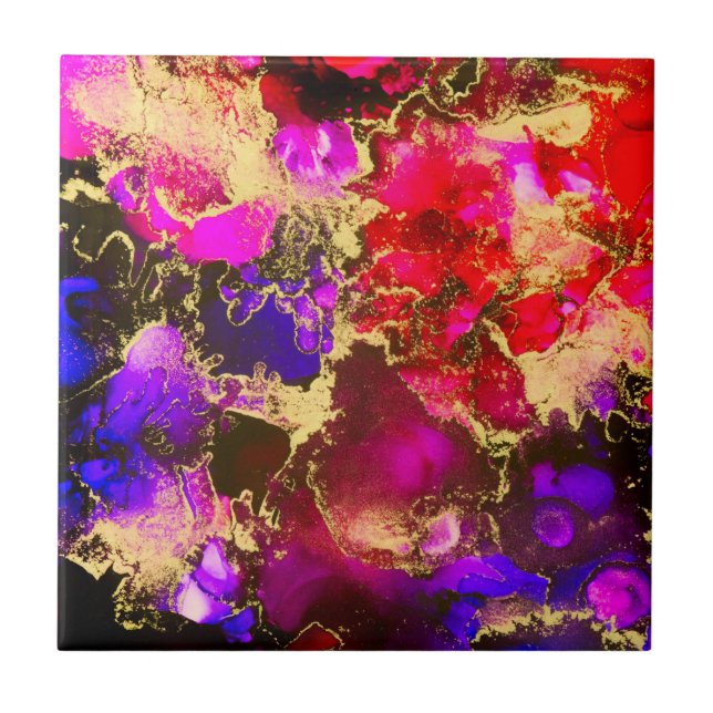 Pintura a Álcool Fochsia Atormentada (Frente)