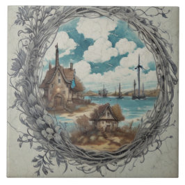 Pintura a óleo das paisagens marítimas n.o 10