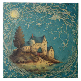 Pintura a óleo das paisagens marítimas n.o 12