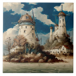 Pintura a óleo das paisagens marítimas n.o 8