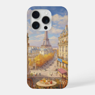 Pintura a Óleo de Vista de Varanda Romântica Paris