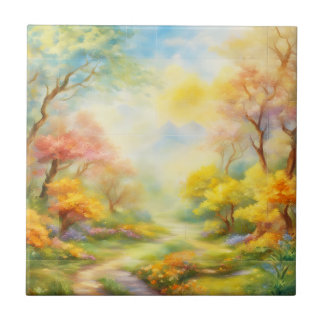 pintura a óleo paisagem de primavera 2