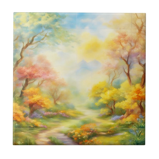 pintura a óleo paisagem de primavera 2 (Frente)