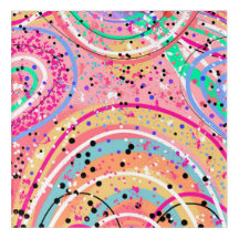 Pintura Abstrata: Arcos Pastel