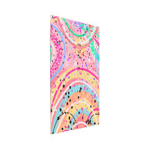 Pintura Abstrata: Arcos Pastel