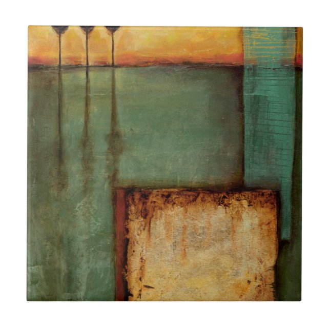 Pintura abstrato com Chaves Piano (Frente)