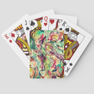 pintura abstrato por C Mehrl Bennett para baralho