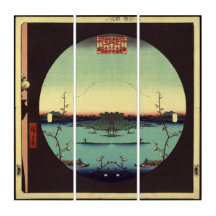 Pintura antiga japonesa de Hiroshige