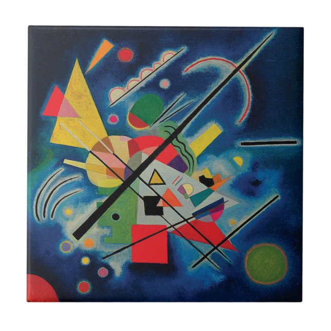 Pintura azul de Wassily Kandinsky (Frente)