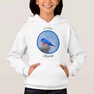 Pintura Bluebird - Arte Original para Pássaros