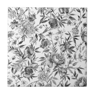 Pintura Botânica Floral em Aquarela Chinesa