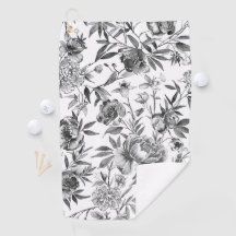 Pintura Botânica Floral em Aquarela Chinesa