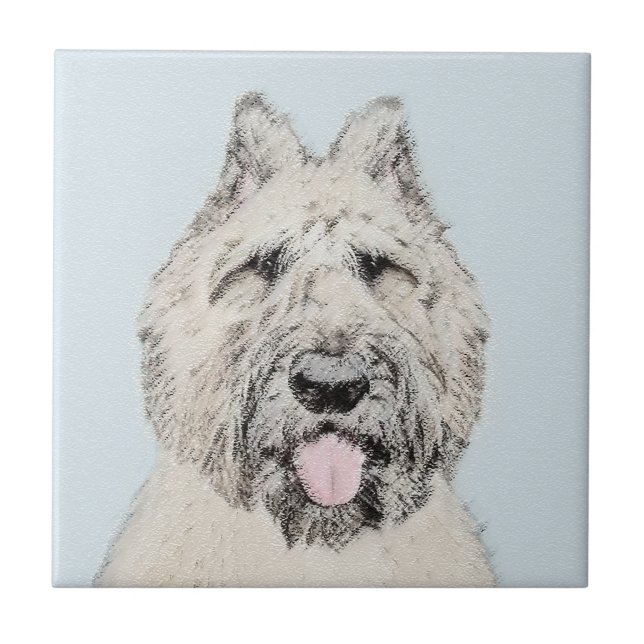 Pintura Bouvier des Flandres - Arte Cachorra Origi (Frente)