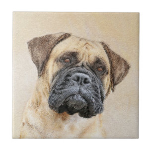 Pintura Bullmastiff - Arte Cachorra Original