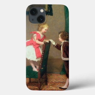 Pintura Clássica Vintage de Crianças Vitorianas