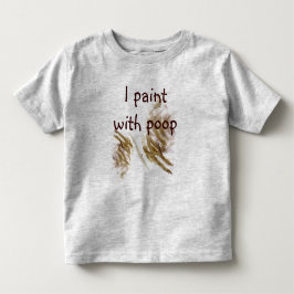 Pintura com a camisa do poo para crianças